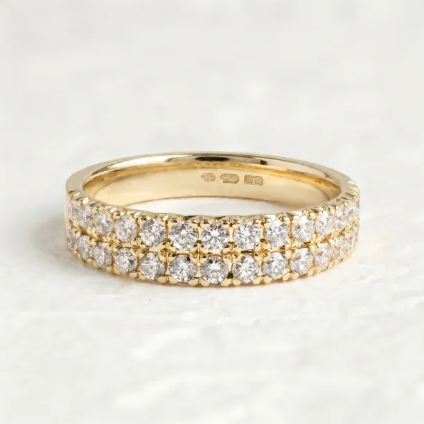 Luxury diamond wedding band NENNA Image
