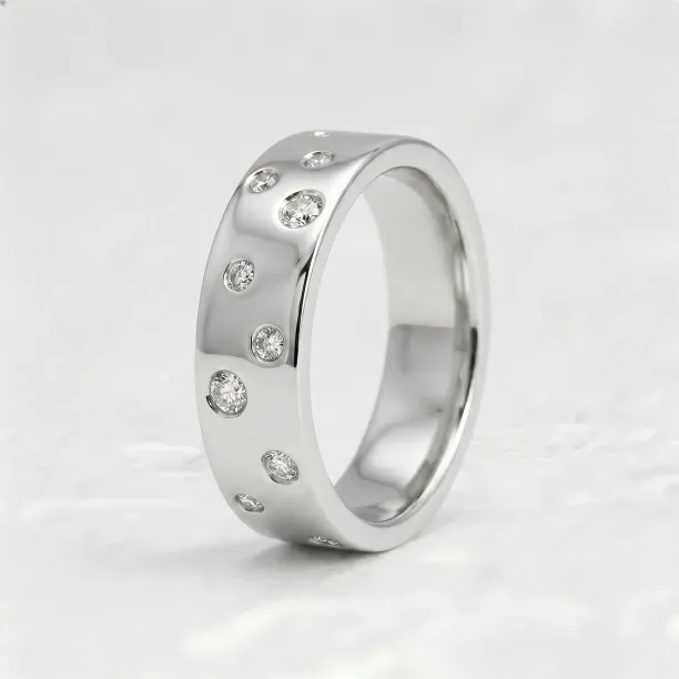 Diamond wedding ring AZRAEL Image