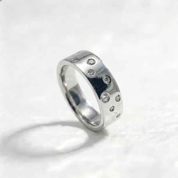 Diamond wedding ring AZRAEL Image