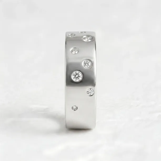 Diamond wedding ring AZRAEL Image