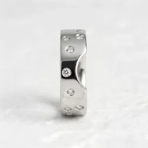 Unique diamond wedding ring AZRA Thumbnail