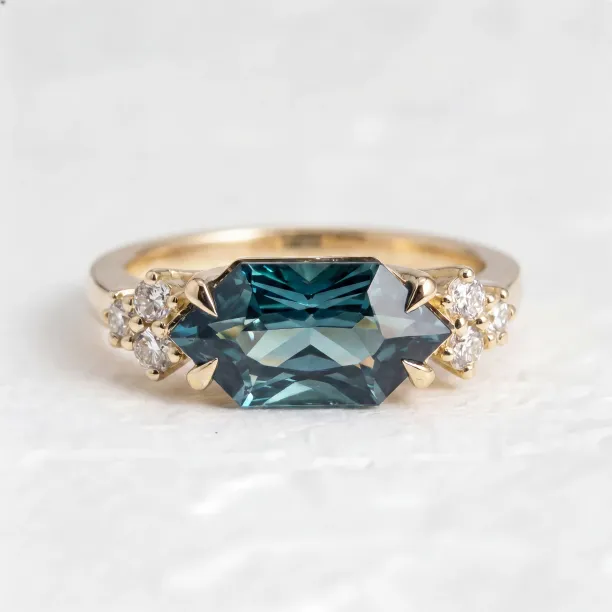 Lab grown diamond gold ring ARMINE Image