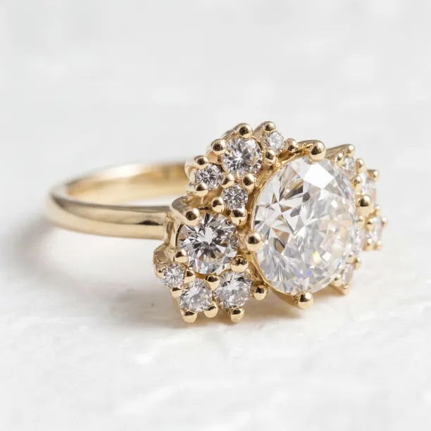 Unique ring with lab grown diamonds CHIARA Image