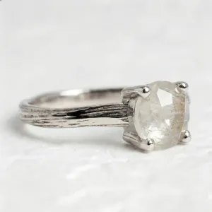 Twig ring with moonstone WILLOW Thumbnail