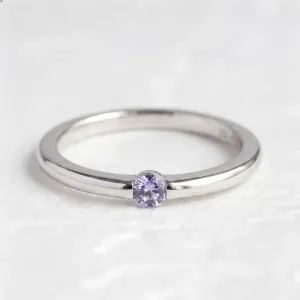 Lavender sapphire ring HAIMEE