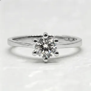 STAMI gold diamond engagement ring Thumbnail