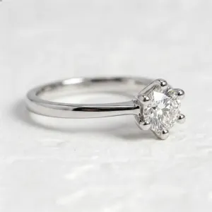 STAMI gold diamond engagement ring Thumbnail
