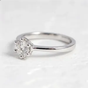 STAMI gold diamond engagement ring Thumbnail