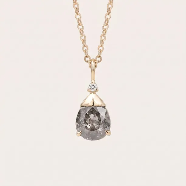 Pendant with salt and pepper and classic diamond TASH Image
