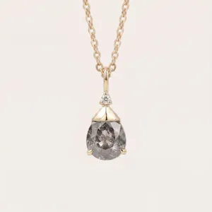 Pendant with salt and pepper and classic diamond TASH Thumbnail