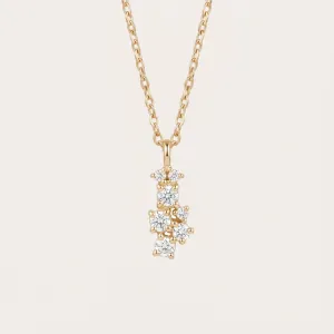 Diamond cluster pendant ELLE