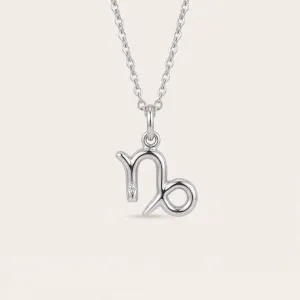 Gold diamond pendant CAPRICORN Thumbnail