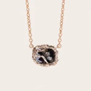 Salt and pepper diamond vintage necklace TREASURE