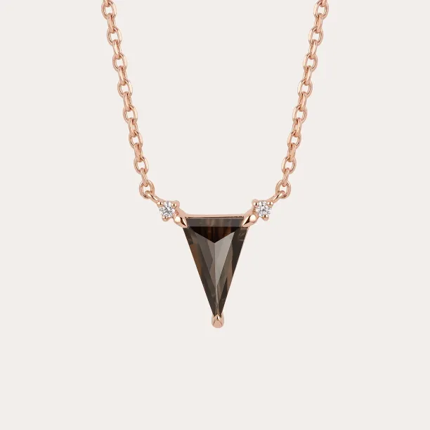 Lab grown brown diamond necklace TIM Image
