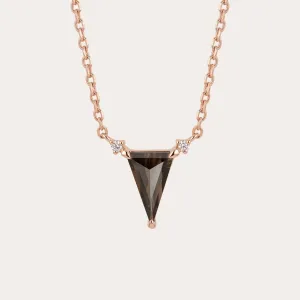 Lab grown brown diamond necklace TIM
