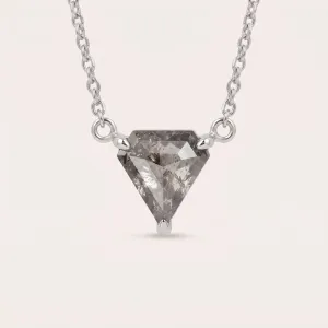 Gold necklace with superman salt and pepper diamond CANBERRA