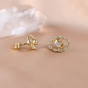 Modular lab grown diamond earrings BANKSY Thumbnail
