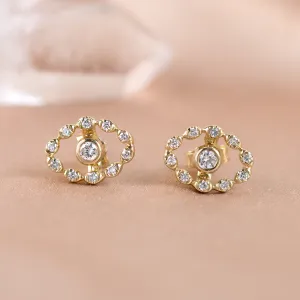Modular lab grown diamond earrings BANKSY Thumbnail