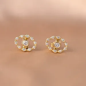 Modular lab grown diamond earrings BANKSY Thumbnail