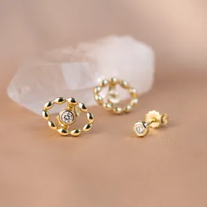 Modular lab grown diamond marquise earrings BLANKS Thumbnail