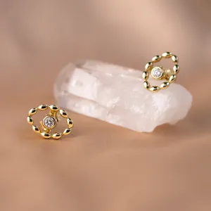 Modular lab grown diamond marquise earrings BLANKS Thumbnail