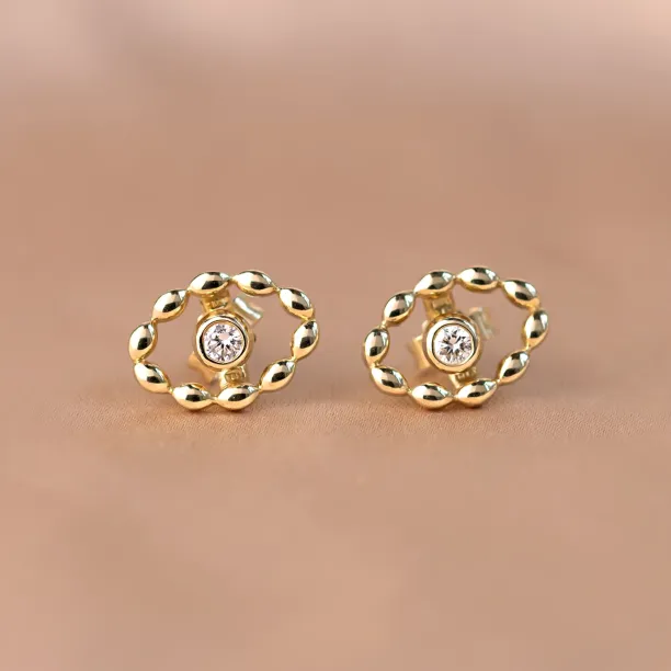Modular lab grown diamond marquise earrings BLANKS Image