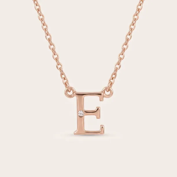 VERTE Name gold diamond pendant Image