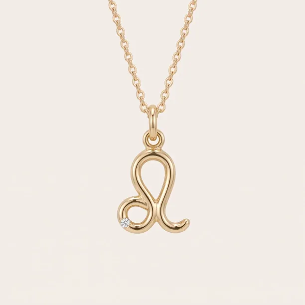 Original necklace with diamond LEO Image