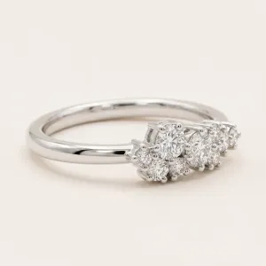 Diamond cluster ring CLARIS Thumbnail