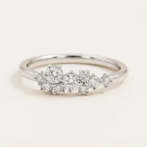 Diamond cluster ring CLARIS Thumbnail
