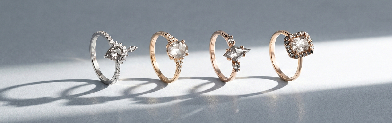 Salt and pepper diamond